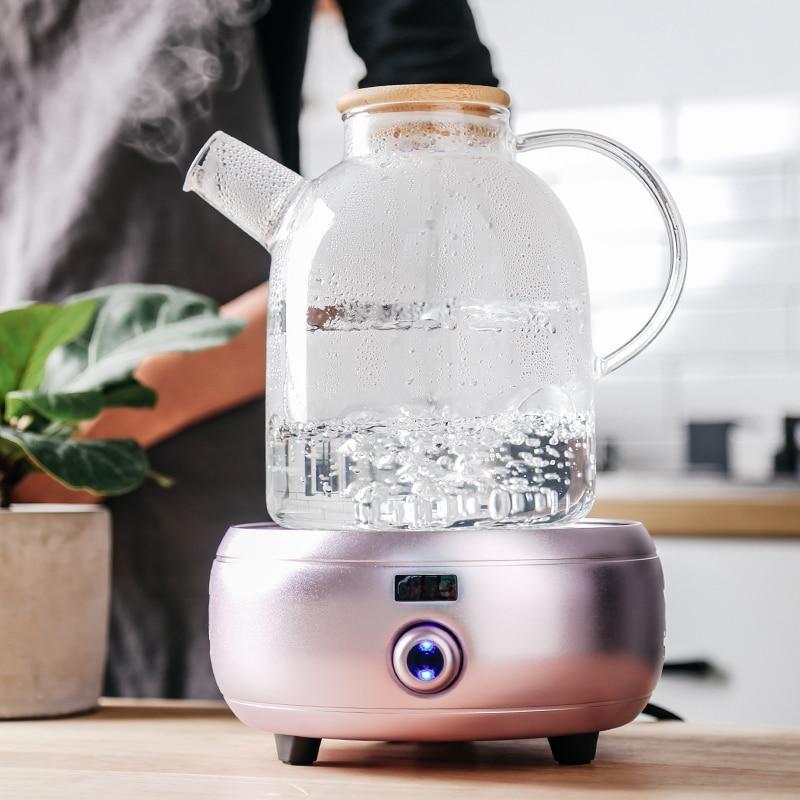 Transparent borosilikatglasskjelekanne heat-resistant | Luvikno