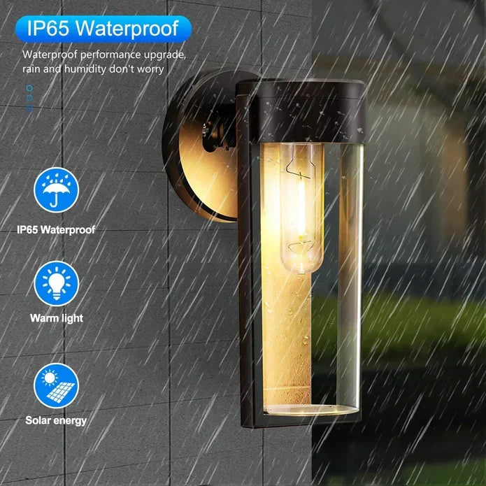 Solar Column Wall Light | Luvikno