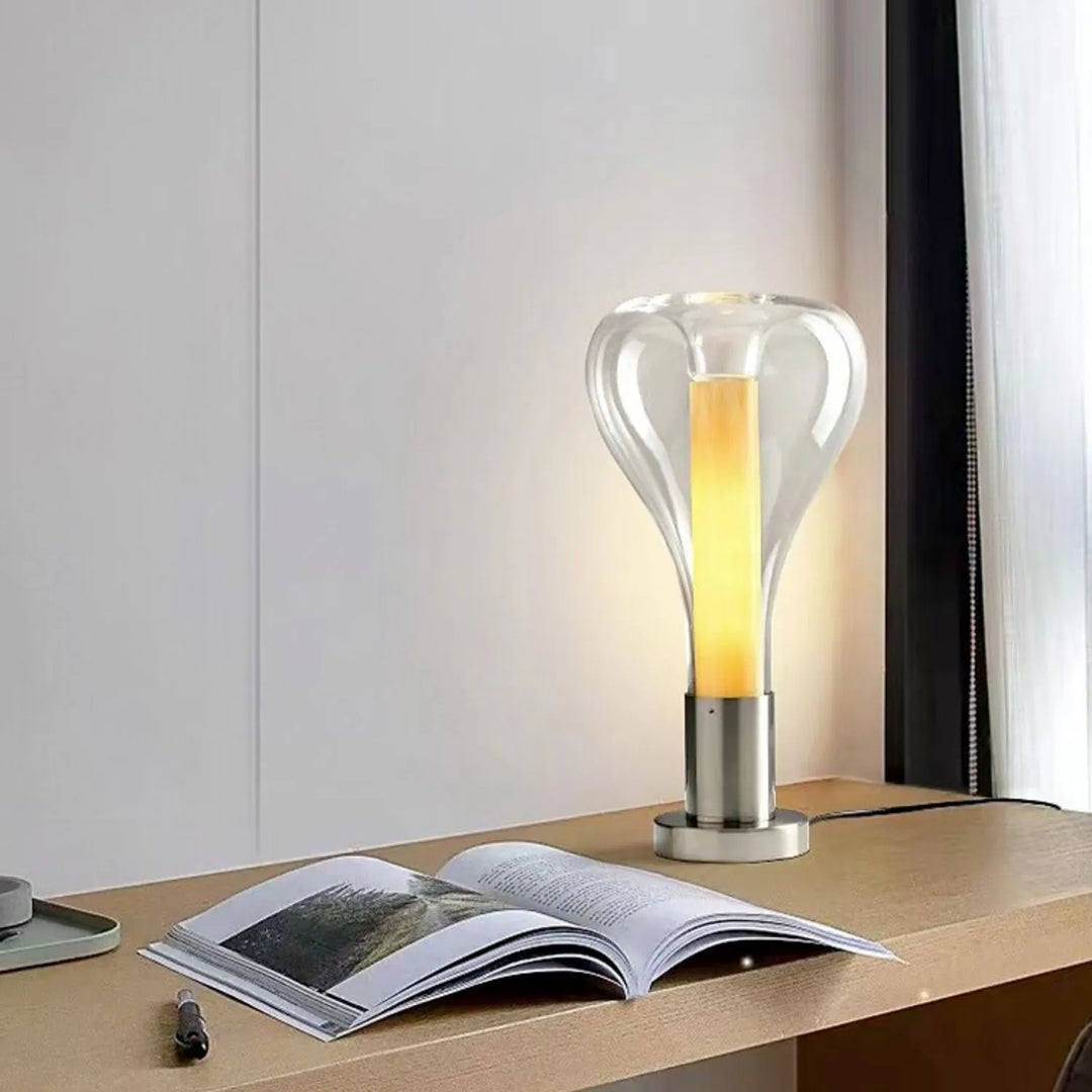 Luvikno | LavaGlow Lampe - Unik kunstnerisk LED belysning