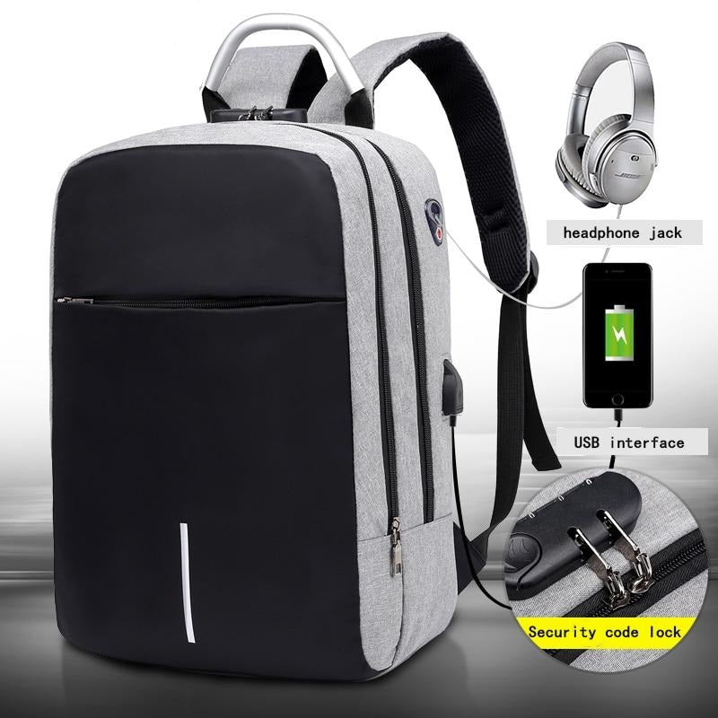 Vanntett anti-tyveri ryggsekk med USB-ladeport – SafeCarry | Luvikno