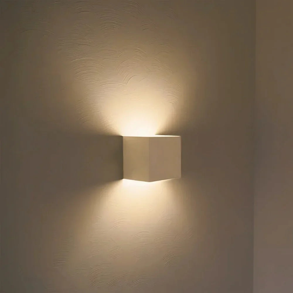 Moderne svart aluminium vegglampe Luvikno
